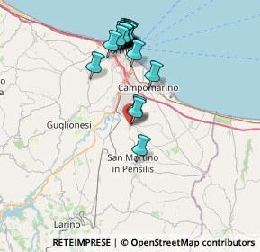 Mappa 86045 Portocannone CB, Italia (8.054)