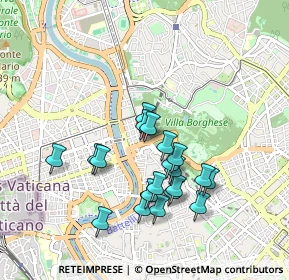 Mappa Piazzale Flaminio, 00196 Roma RM, Italia (0.8695)