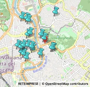 Mappa Piazzale Flaminio, 00196 Roma RM, Italia (0.944)