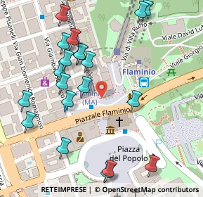 Mappa Piazzale Flaminio, 00196 Roma RM, Italia (0.153)