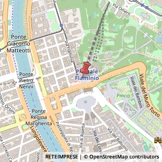 Mappa Piazzale Flaminio, 44, 00196 Roma, Roma (Lazio)