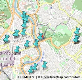 Mappa Via Giovanni Battista Vico, 00196 Roma RM, Italia (1.3455)
