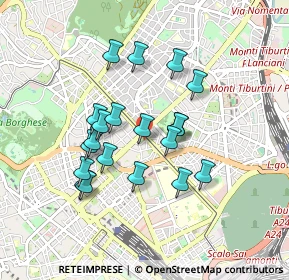 Mappa Via Andrea Vesalio, 00161 Roma RM, Italia (0.8045)