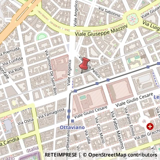 Mappa Via Gabriele Camozzi,  1, 00195 Roma, Roma (Lazio)