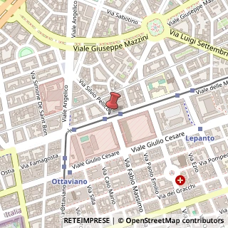 Mappa Viale delle Milizie,  76, 00192 Roma, Roma (Lazio)
