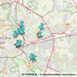 Mappa Largo Franchellucci Nino, 00155 Roma RM, Italia (4.57083)