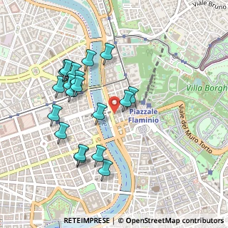 Mappa Via Matteo Renato Imbriani, 00187 Roma RM, Italia (0.5035)