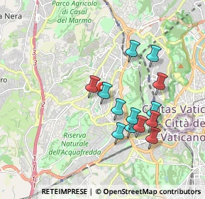 Mappa Via Francesco Maria Torrigio, 00168 Roma RM, Italia (1.74615)