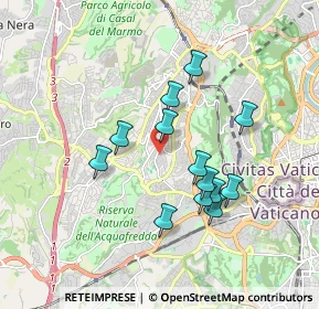 Mappa Via Francesco Maria Torrigio, 00168 Roma RM, Italia (1.65308)