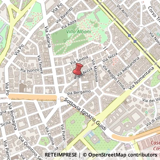 Mappa Via Nizza,  46, 00198 Roma, Roma (Lazio)