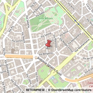 Mappa Via Brescia, 16, 00198 Roma, Roma (Lazio)