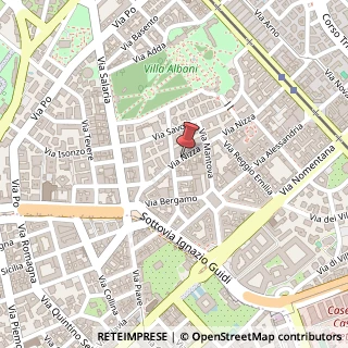 Mappa Via Nizza, 45, 00198 Roma, Roma (Lazio)