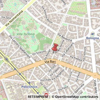 Mappa Via Cosenza, 7, 00161 Roma, Roma (Lazio)