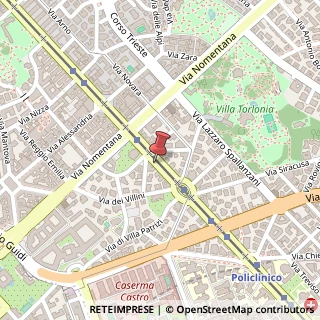 Mappa Viale Regina Margherita, 262, 00198 Roma, Roma (Lazio)
