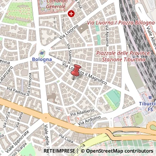 Mappa Via Contessa di Bertinoro, 15, 00162 Roma, Roma (Lazio)