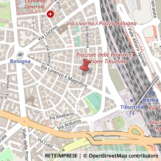 Mappa Via Gian Luca Squarcialupo, 3, 00157 Roma, Roma (Lazio)