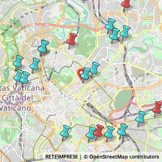 Mappa Via Rieti, 00198 Roma RM, Italia (3.09)