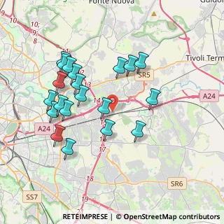 Mappa Via Noale Andrea, 00155 Roma RM, Italia (3.9455)
