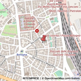Mappa Via di Sant'Orsola,  8, 00162 Roma, Roma (Lazio)