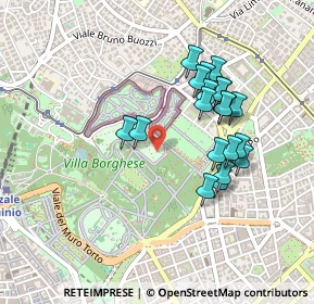 Mappa Viale delle due Piramidi, 00197 Roma RM, Italia (0.4345)