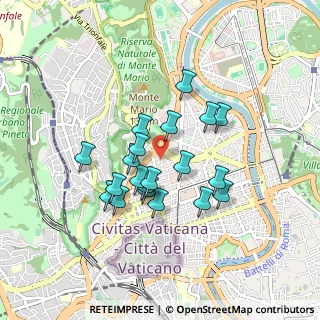 Mappa Via Augusto Aubry, 00195 Roma RM, Italia (0.7545)