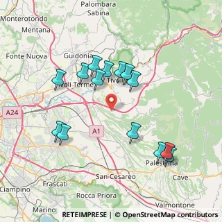 Mappa Via di Ponte Terra, 00132 Roma RM, Italia (7.79786)