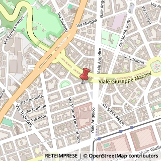 Mappa Via Carlo Alberto Racchia, 2, 00195 Roma, Roma (Lazio)