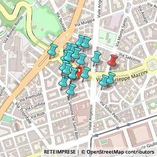 Mappa Via Carlo Alberto Racchia, 00195 Roma RM, Italia (0.147)