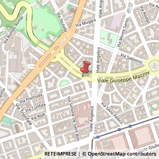 Mappa Viale Giuseppe Mazzini,  119, 00195 Roma, Roma (Lazio)