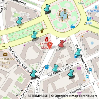 Mappa Via Enrico Tazzoli, 00195 Roma RM, Italia (0.0895)