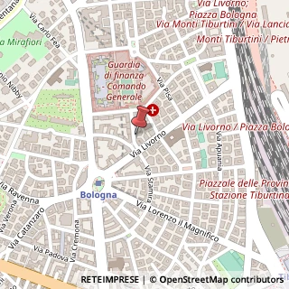 Mappa Via Luigi Pigorini, 6, 00162 Roma, Roma (Lazio)