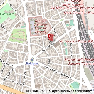 Mappa Via Giuseppe Pitr?, 1, 00162 Roma, Roma (Lazio)