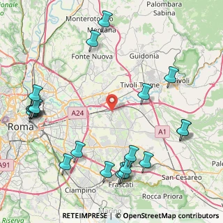 Mappa Via Vincenzo Bonifati, 00132 Roma RM, Italia (11.689)