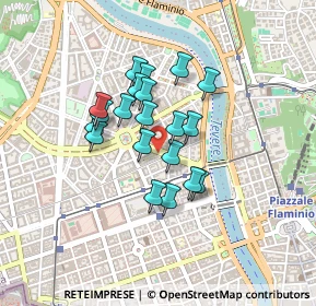 Mappa Piazza dei Martiri di Belfiore, 00195 Roma RM, Italia (0.335)