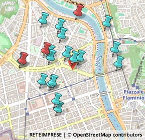 Mappa Piazza dei Martiri di Belfiore, 00195 Roma RM, Italia (0.5035)