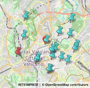 Mappa Piazza dei Martiri di Belfiore, 00195 Roma RM, Italia (2.10167)