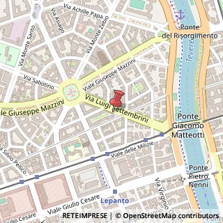 Mappa Piazza dei Martiri di Belfiore, 2, 00195 Roma, Roma (Lazio)