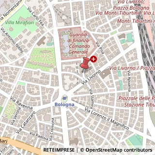 Mappa Via Luigi Pigorini, 6, 00162 Roma, Roma (Lazio)