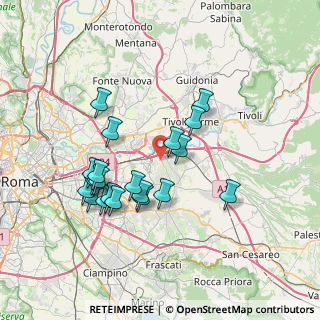 Mappa Via Alelli, 00132 Roma RM, Italia (7.22)