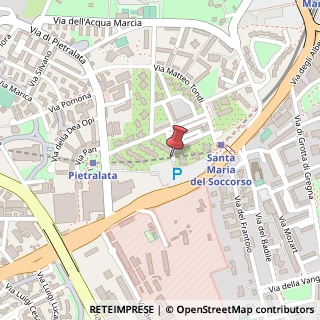 Mappa Via Angelo Sismonda, 13, 00158 Roma, Roma (Lazio)