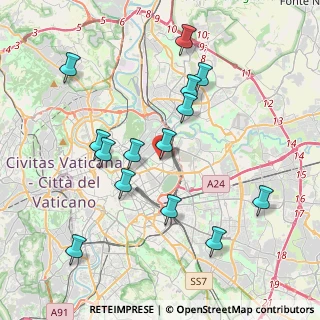 Mappa Via Giovanni Severano, 00161 Roma RM, Italia (4.27143)