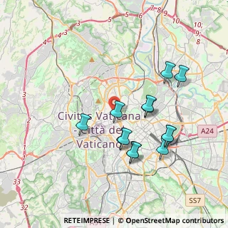 Mappa Via Ciro Menotti, 00195 Roma RM, Italia (3.73615)