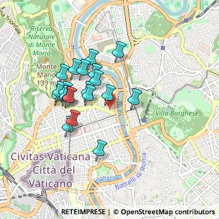 Mappa Via Ciro Menotti, 00195 Roma RM, Italia (0.8425)