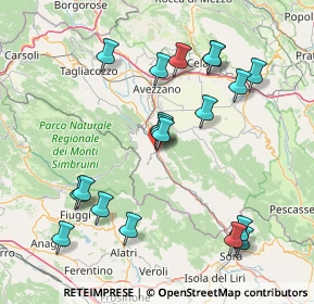 Mappa Via Liri, 67054 Civitella Roveto AQ, Italia (17.69211)