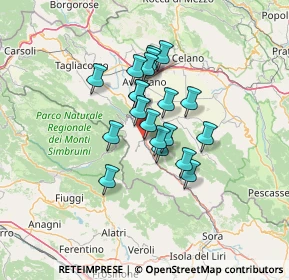 Mappa Via Liri, 67054 Civitella Roveto AQ, Italia (9.992)