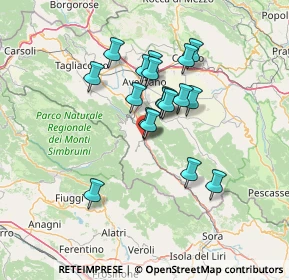 Mappa Via Liri, 67054 Civitella Roveto AQ, Italia (11.51278)