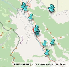 Mappa Via Liri, 67054 Civitella Roveto AQ, Italia (4.718)