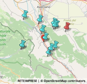 Mappa Via Liri, 67054 Civitella Roveto AQ, Italia (6.39)