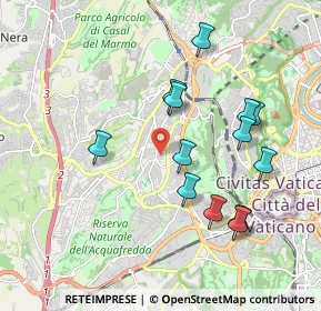 Mappa Via Giuseppe Mezzofanti, 00168 Roma RM, Italia (1.98)