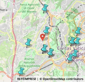 Mappa Via Giuseppe Mezzofanti, 00168 Roma RM, Italia (2.42643)